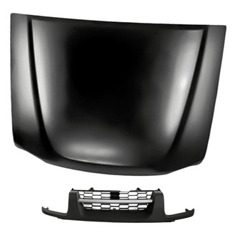 Replacement - 2-Piece (Hood Panel, Grille) (Standard Line)