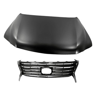 Replacement - 2-Piece (Hood Panel, Grille) (Standard Line)