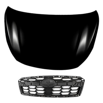 Replacement - 2-Piece (Hood Panel, Grille) (CAPA Certified)