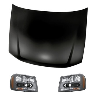 Replacement - 3-Piece Kit (Driver and Passenger Side Headlights, Hood Panel)