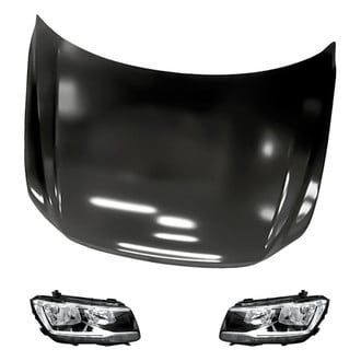 Replacement - 3-Piece Kit (Driver and Passenger Side Headlights, Hood Panel)