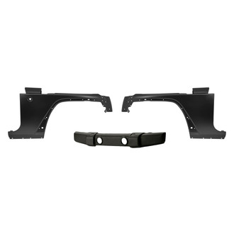 Replacement - 3-Piece (Front Bumper Cover, Front Driver and Passenger Side Fender) (Standard Line)