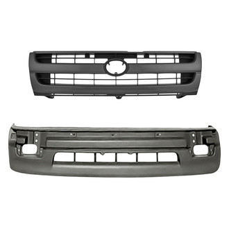 Replacement - 2-Piece (Front Bumper Cover, Grille) (Standard Line)