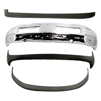 Replacement - 4-Piece (Front Upper and Lower Bumper Cover, Front Bumper Face Bar, Front Lower Bumper Valance) (Standard Line)