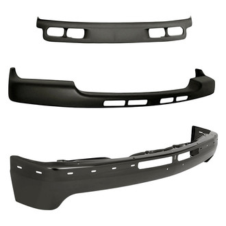 Replacement - 3-Piece (Front Bumper Face Bar, Front Bumper Air Deflector, Front Upper Bumper Valance) (Standard Line)