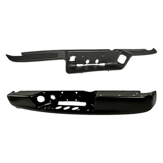 Replacement - 2-Piece (Rear Bumper Face Bar, Rear Bumper Step Pad) (Standard Line)