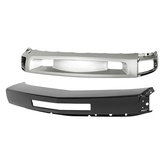 Replacement - 2-Piece (Front Bumper Face Bar, Front Bumper Deflector) (Standard Line)
