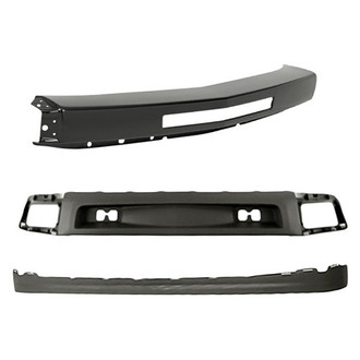 Replacement - 3-Piece (Front Bumper Face Bar, Front Bumper Air Deflector, Front Bumper Deflector Extension) (Standard Line)
