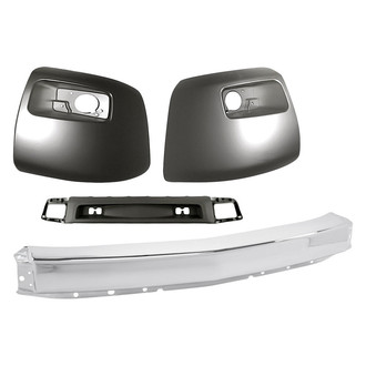 Replacement - 4-Piece (Front Bumper Face Bar, Front Bumper Air Deflector, Front Inner and Outer Bumper End) (Standard Line)