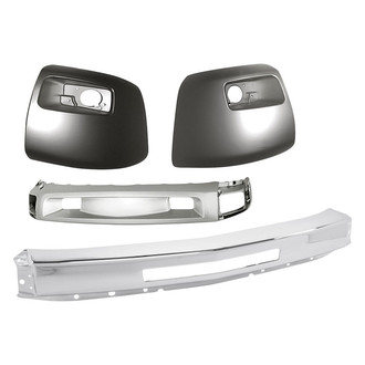 Replacement - 4-Piece (Front Bumper Face Bar, Front Bumper Deflector, Front Inner and Outer Bumper End) (Standard Line)
