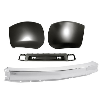 Replacement - 4-Piece (Front Bumper Face Bar, Front Bumper Air Deflector, Front Inner and Outer Bumper End) (Standard Line)