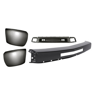 Replacement - 4-Piece (Front Bumper Face Bar, Front Bumper Air Deflector, Front Inner and Outer Bumper End) (Standard Line)