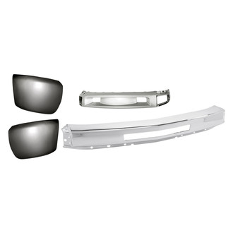Replacement - 4-Piece (Front Bumper Face Bar, Front Bumper Deflector, Front Inner and Outer Bumper End) (Standard Line)