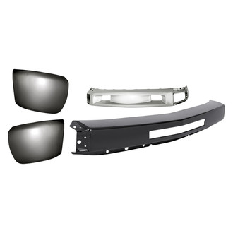 Replacement - 4-Piece (Front Bumper Face Bar, Front Bumper Deflector, Front Inner and Outer Bumper End) (Standard Line)