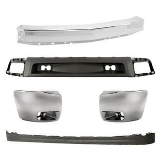 Replacement - 5-Piece (Front Bumper Face Bar, Front Bumper Air Deflector, Front Bumper Deflector Extension, Front Inner and Outer Bumper End) (Standard Line)
