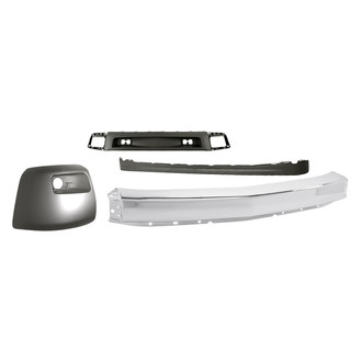 Replacement - 4-Piece (Front Bumper Face Bar, Front Bumper Air Deflector, Front Bumper Deflector Extension, Front Driver Side Bumper End) (Standard Line)