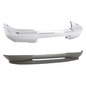 Replacement - 2-Piece (Front Bumper Face Bar, Front Bumper Valance) (Standard Line)