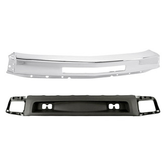 Replacement - 2-Piece (Front Bumper Face Bar, Front Bumper Air Deflector) (Standard Line)