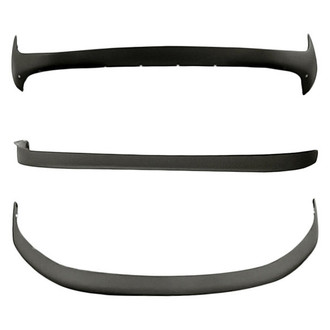 Replacement - 3-Piece (Front Upper and Lower Bumper Cover, Front Lower Bumper Valance) (Standard Line)