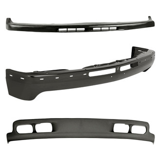 Replacement - 3-Piece (Front Bumper Face Bar, Front Bumper Air Deflector, Front Upper Bumper Valance) (Standard Line)
