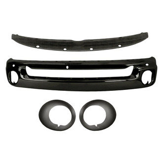 Replacement - 4-Piece (Front Bumper Face Bar, Front Bumper Filler, Front Inner and Outer Fog Light Bezel) (Standard Line)