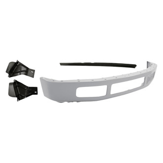 Replacement - 4-Piece (Front Bumper Face Bar, Front Bumper Spoiler, Front Inner and Outer Bumper Mounting Bracket) (Standard Line)