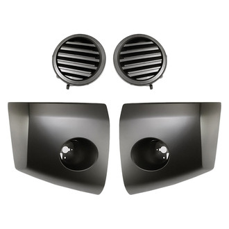 Replacement - 4-Piece (Front Inner and Outer Bumper End, Front Inner and Outer Fog Light Cover) (Standard Line)
