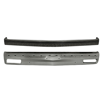 Replacement - 2-Piece (Front Bumper Face Bar, Front Bumper Impact Strip) (Standard Line)