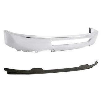 Replacement - 2-Piece (Front Bumper Face Bar, Front Bumper Spoiler) (Standard Line)