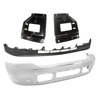 Replacement - 4-Piece (Front Bumper Face Bar, Front Lower Bumper Valance, Front Inner and Outer Bumper Bracket) (Standard Line)