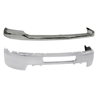 Replacement - 2-Piece (Front Bumper Face Bar, Front Upper Bumper Cover) (Standard Line)