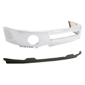 Replacement - 2-Piece (Front Bumper Face Bar, Front Bumper Spoiler) (Standard Line)