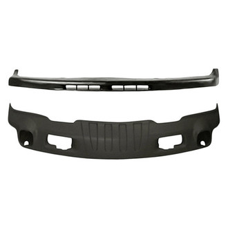 Replacement - 2-Piece (Front Lower Bumper Air Deflector, Front Upper Bumper Valance) (Standard Line)