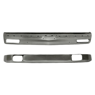 Replacement - 2-Piece (Front Bumper Face Bar, Front Bumper Air Deflector) (Standard Line)