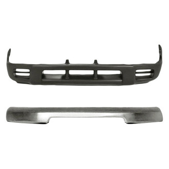 Replacement - 2-Piece (Front Bumper Face Bar, Front Bumper Valance) (Standard Line)