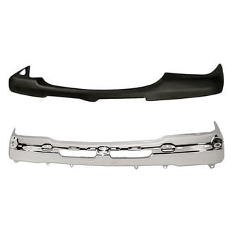 Replacement - 2-Piece (Front Upper Bumper Cover, Front Bumper Face Bar) (Standard Line)