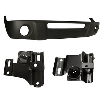 Replacement - 3-Piece (Front Bumper Valance, Front Inner and Outer Bumper Frame Bracket) (Standard Line)