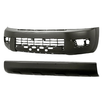 Replacement - 2-Piece (Front Bumper Cover, Front Lower Bumper Valance) (Standard Line)