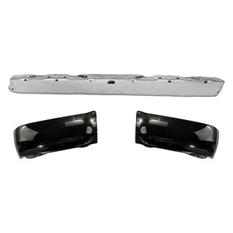 Replacement - 3-Piece (Rear Center Bumper, Rear Inner and Outer Bumper End) (Standard Line)