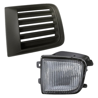 Replacement - 2-Piece (Driver Side Fog Light, Front Driver Side Fog Light Cover) (Standard Line)