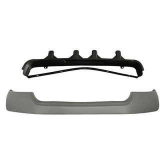 Replacement - 2-Piece (Front Upper Bumper Cover, Center Grille Surround Molding) (Standard Line)