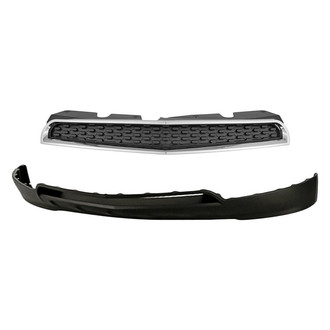 Replacement - 2-Piece (Front Lower Bumper Cover, Grille) (CAPA Certified)