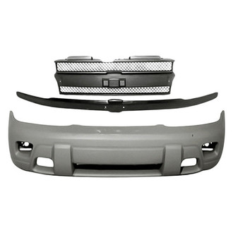 Replacement - 2-Piece (Front Bumper Cover, Grille) (Standard Line)
