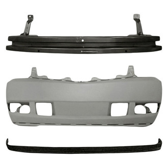 Replacement - 3-Piece (Front Bumper Cover, Front Bumper Air Deflector, Front Bumper Reinforcement) (Standard Line)
