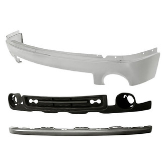 Replacement - 3-Piece (Front Bumper Face Bar, Front Lower Bumper Cover, Front Bumper Air Deflector) (Standard Line)