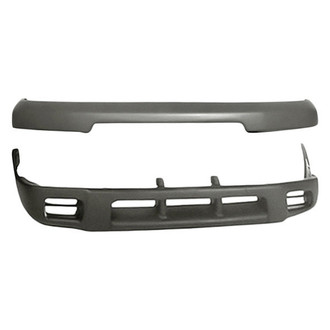 Replacement - 2-Piece (Front Bumper Face Bar, Front Bumper Valance) (Standard Line)