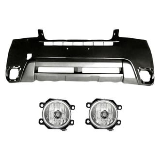 Replacement - 3-Piece (Front Bumper Cover, Driver and Passenger Side Fog Light) (Standard Line)