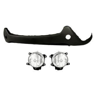 Replacement - 3-Piece (Front Lower Bumper Cover, Driver and Passenger Side Fog Light) (Standard Line)