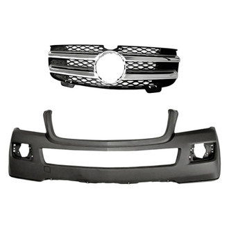 Replacement - 2-Piece (Front Bumper Cover, Grille) (Standard Line)