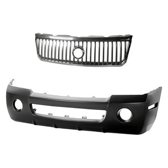 Replacement - 2-Piece (Front Bumper Cover, Grille) (Standard Line)